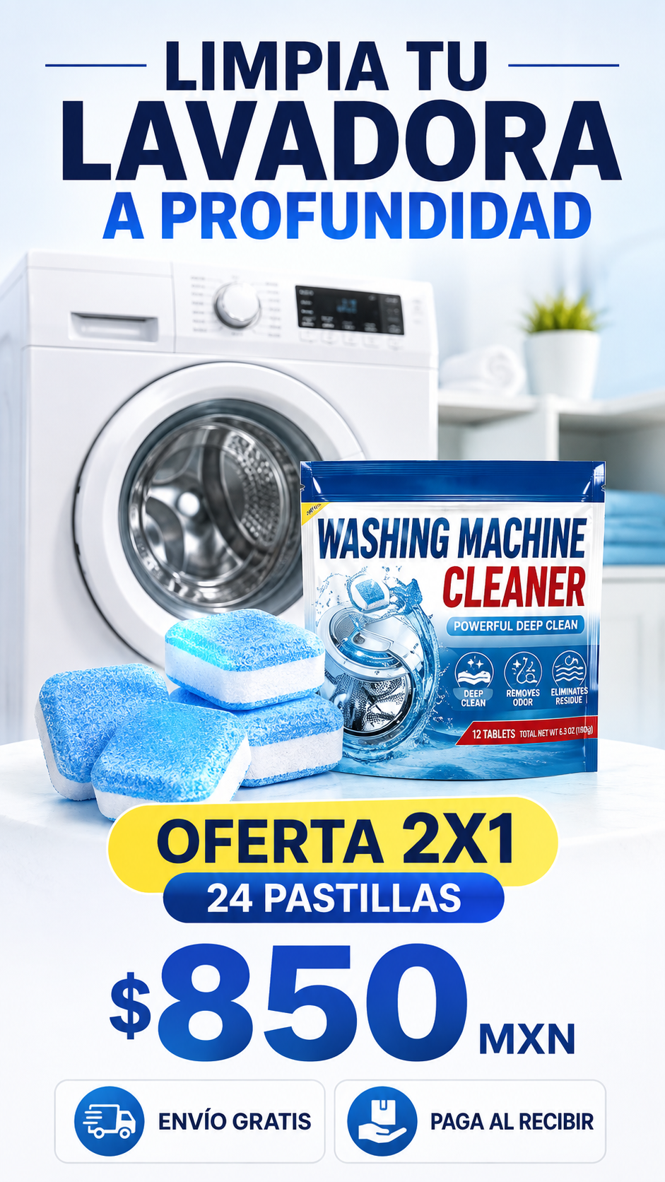 Mercaboom · Oferta 2x1 Kit LimpiaLavadora